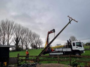 Rotten Power Pole Replacement & Repairs
